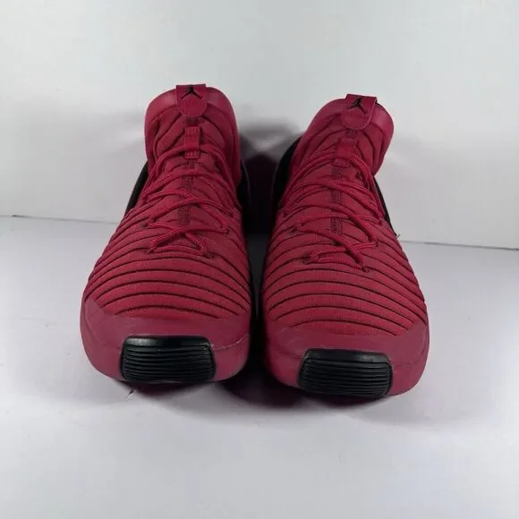 Nike Jordan Flight Luxe Triple Red Lace Up Athletic Shoes Sneakers Men's Size 9 - Picture 2 of 8